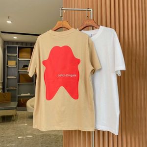 Tasarımcı T-Shirt Luxury Erkekler T-Shirt Yaz Günlük Kısa Kollu Gömlek Top Gevşek Canavar Desen Horsferry Bullet Ekran Baskı Kısa Kollu T-Shirt 1605