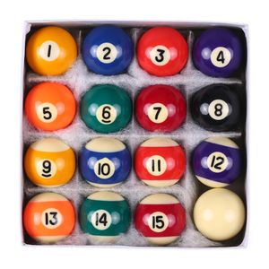 Billard Balls Set Çocuk Bilardo Pool Masası Bolas De Billar Polyester Reçine Küçük İşaret Tam Snooker 240315