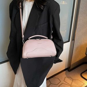 Boston Bag Borsa dalla texture leggera e di lusso per borsa a tracolla monospalla alla moda con cuscino di nicchia portatile versatile da donna