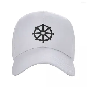 Bollkåpor Anpassat keltiskt hjul av Taranis Celts Symbol Baseball Cap för män Kvinnor Justerbar Trucker Hat Sports