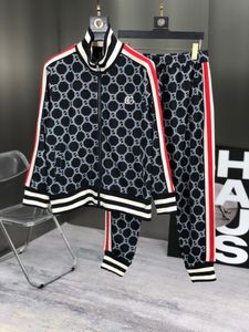 2024 Men's Sportswear Fashion Jacket Set Men's Hip Hop Style Clothing Set Spring Street Wear Winter Sportswear Coat Jogging Pants M-3XL#011