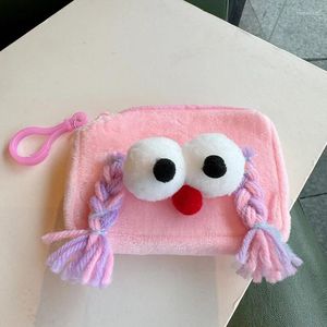 Storage Bags Warm Wallet Fluffy Fun And Quirky Accessories Coin Purse Fashionable Cute Eye-catching Soft Plush