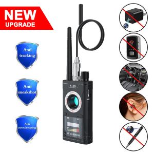 Dedektör K18s Yükseltme RF Sinyal Gizli Kamera Dedektörü Anti Casus Casus Pinshole Micro Cam Scan Manyetik GPS Bulucu GSM Gizli Hata Bulucu