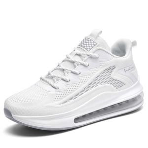 HBP icke-varumärket Tenis de Hombre Man Fashion Sport Sneakers Pure White Air Cushion Stor storlek US 13 14 Löpskor för män