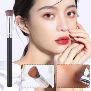 karmiu Makeup Brushes Angled Korea Concealer Brush Highlighter Nose Contour Synthetic Traceless Foundation Hair Br E5n7