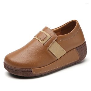 Frühling Schuhe 394 Herbst Casual frauen PU Leder Damen Loafer Flache Plattform Turnschuhe Weibliche Mokassins Schuh Frauen Komfort Zu Fuß