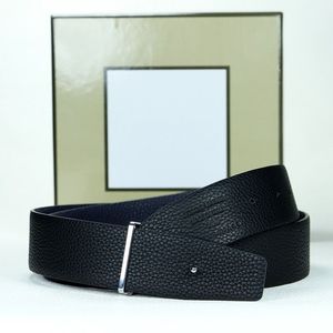 2021 Cinture di marca di lusso Uomo Accessori di abbigliamento Cintura di design aziendale per uomo Grande fibbia Moda Uomo Cintura in pelle Wholesal3022