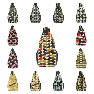 Rucksack Orla Kiely Multi Stem Sling Brusttasche Maßgeschneiderte skandinavische Blumen-Schulter-Crossbody für Männer Radfahren Camping Tagesrucksack