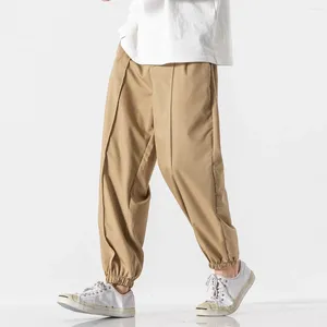 Men's Pants Spring Summer Harem Men Loose Straight Casual Trousers Mens Solid Color Hip Hop Ankle-Length Man Plus Size 5XL