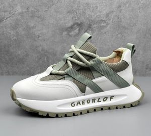 Mode utomhus mesh män sport löpskor casual skor loafers athleisure sneaker låg topp snörning lägenheter ljus lyx komfort festskor