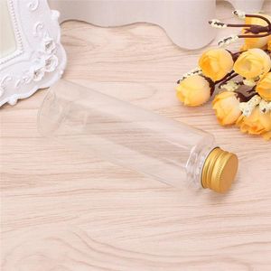 Storage Bottles Plastic Travel Empty Jars Bottle Makeup Liquid Sample Container Aluminum Cap 100 Dropship