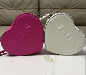 Новая однотонная женская сумка Love Box, дизайнерская классическая сумка с логотипом, сумка через плечо с милым сердечком в полоску, 10 цветов