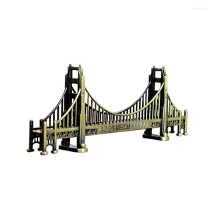 Dekorative Figuren US Golden Gate Bridge Skulptur Modell Raumdekoration Überzug Arbeit Tourismus Souvenirs Geburtstagsgeschenke Heimdekoration