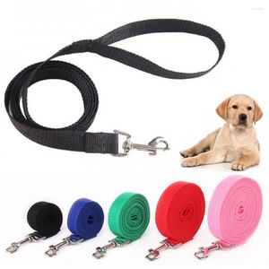 Dog Collars Super Long Strong Dogs Leash 1.5M 1.8M 3M 4.5M 6M 10M Solid Color Traction For Training Walking Convinent Pet Supplies
