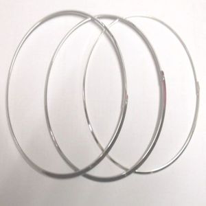 10 Stück versilberter Halsband-Halsband-Kordel-Draht für DIY-Handwerk, Schmuck, Geschenk, 45,7 cm W18255K