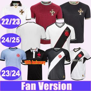 23 24 Vasco Da Gama Mens Soccer Jerseys 100º Aniversário RANIEL G. PEC JUNINHO GETULIO Home Away Edição Especial 24 25 Away Camisas de Futebol Uniformes Curtos