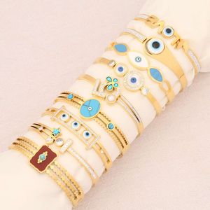 Jewelry Dropping New Oil Eye Personalized Stainless Steel Style Trendy Bracelet B411