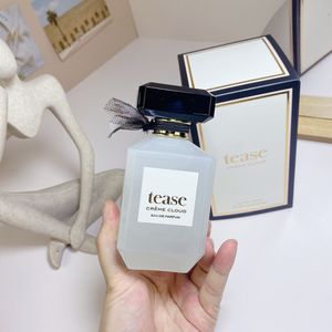 Secret Tease Perfume 100ml Creme Cloud Fragrance Woman Eau de Parfum 3.4oz Long Lasting Smell EDP Girl Women Parfum Cologne Spray Incense Anti-Perspirant Deodorant