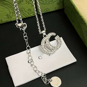 Роскошный бренд кулон ожерелье женщины дизайнерские ювелирные изделия новый подарок любви высокое качество длинная цепочка коробка