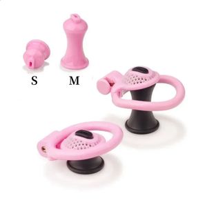 Sissy PositiveNegative Mini Chastity Cage Penis Lock com Plug Uretral Leve 4 Tamanhos Anéis Penianos Escravo BDSM Sexy Toys 18 240312