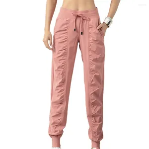 Pantaloni da donna Estate Donna 2024 Casual Rosa Donna Allentata Ragazza Jogging Pantaloni a vita Pantalones Pant