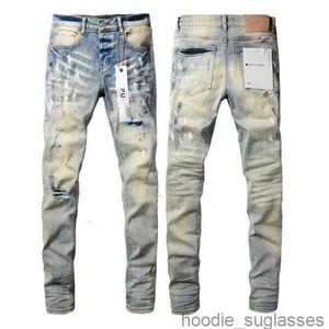 PURPLESS Märke jeans 2024 Spring Designer Mens denim Byxor Fashion Pants Straight Design Retro Streetwear Casual Sweatpants BPVX3