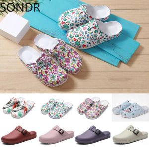 Slippers 2023 Women Men Medical Slipper Doctor Nurse Clogs Sandal Nonslip Shoes Work Slippers 2023