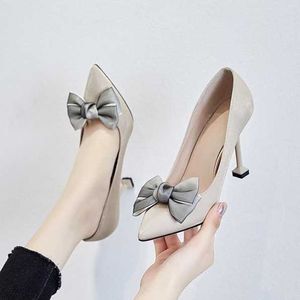 Talon HBP 30-43 Non-Brand Size Haut Latest Designer Bow Upper Chaussure Femme Sandals Shoes Women Heels for Elegant Lady