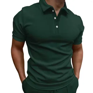 Мужские поло, летняя футболка с короткими рукавами, 7 однотонных цветов, мягкие на ощупь лацканы для одежды для встреч с друзьями