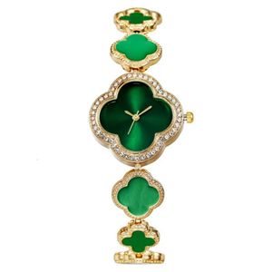 Four Fashion Petal Leaf Grass Women's Bracelet Quartz Watch