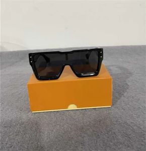 Nya lyxiga ovala solglasögon för män designer kvinnor band sommar nyanser polariserade glasögon svart vintage överdimensionerade solglas av kvinnor manliga solglasögon med låda