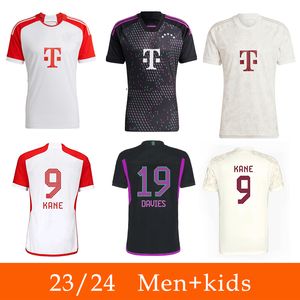 Musiala Kane 2023/2024 Home Away Shirtl FCB Davies Kimmich Kim Min-Jae Sane Player Version Men Kids Kits