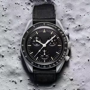 Bioceramic Planet Moon Mens يشاهد جودة عالية وظيفة كاملة من الساعات المصممة Chronograph Mission إلى Mercury 42mm Watches 290K