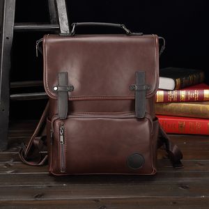 Donna Uomo Zaini in pelle Borse a tracolla Borsa Zaino da viaggio vintage femminile Borsa per libri universitari casual per ragazze Borse da ragazzo