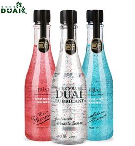 Duai 260ml lubrificante para sexo toque óleo de massagem anal lubrificante à base de água brinquedos adultos produtos sexuaissex shop5292863