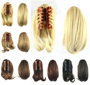 10 cali syntetyczny pazur na kucykach Kucyk Fali Symulacja ludzka Remy Hair Extensions 90G G6600376499974