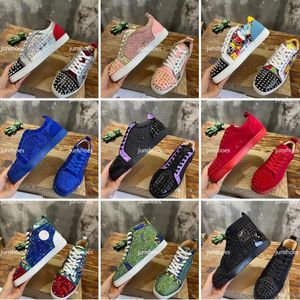 Moda Homens Mulheres Vieira 2 Adolon tênis luxo camurça couro de bezerro Seavaste Junior Spikes Low-top High top sneaker Tamanho 35-46