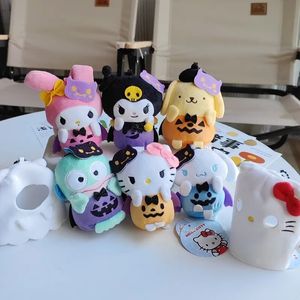 2024 Wholesale cute Halloween kuromi plush toy backpack pendant small gift keychain