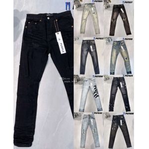 2024 Designer Uomo per Uomo Donna Pantaloni Viola Jeans di marca Foro estivo Nuovo stile Ricamo Auto-coltivazione e piedi piccoli klg666