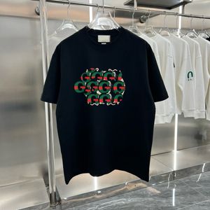 Erkekler Tasarımcı T-Shirt Sıradan Erkekler Kadın T-Shirt Mektupları 3D Stereoskopik Baskılı Kısa Kollu Lüks Erkek Hip Hop Giyim Asya Boyutu M-3XL A06