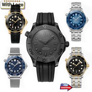 Mens Watch Alta Qualidade Designer Relógios 42mm Case Montre com Pulseira de Borracha 300m 600m Mergulho AAA Homens Sea Sport Movimento Automático Relógios DHgate Relógios de Pulso