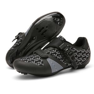 Sapatos de ciclismo mtb tênis masculino mulher montanha estrada bicicleta auto-bloqueio plana corrida velocidade equitação plus size