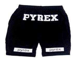 PYREX men shorts brand fashion streetwear hip hop shorts men black red casual sports elastic waist shorts6759670