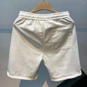 Herr shorts strand casual byxor andas snabbt torrt gym med dragkammare elastisk midja mjuka fickor för fitness jogging träning