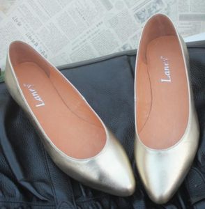 Designerskie buty dla kobiet moda kobieta oryginalne skórzane płaskie buty lampart metalowy żeński balet baletowy balet kobiety płaskie płaskie buty damskie buty