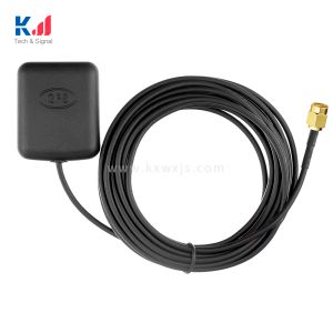 High gain Waterproof Active GPS satellite antenna external DVD navigation car antennas with FAK SMA Connectors RG174 lines