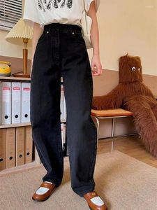 Calças femininas mulheres cor sólida velo outono 2024 zíper solto moda quente all-match cintura alta jeans para fêmea
