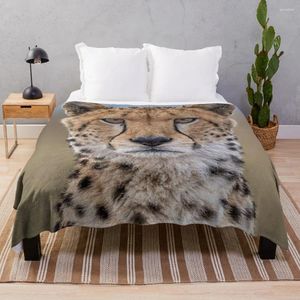 Cobertores Cheetah Throw Blanket Decorativo Roupa de cama mais macia para sofá