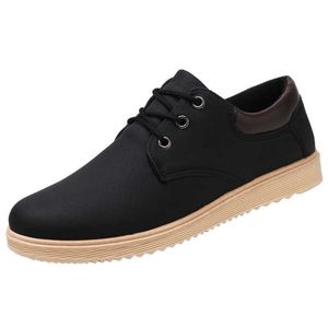 HBP Non-Brand Newest pu leather mens job shooe casual board footwear for man