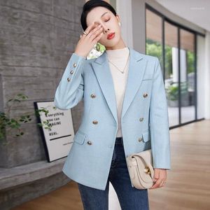 Women's Suits Long Sleeve Autumn Winter Formal Blazers Femininos For Women OL Styles Professional Business Work Wear Outwear Tops Blaser